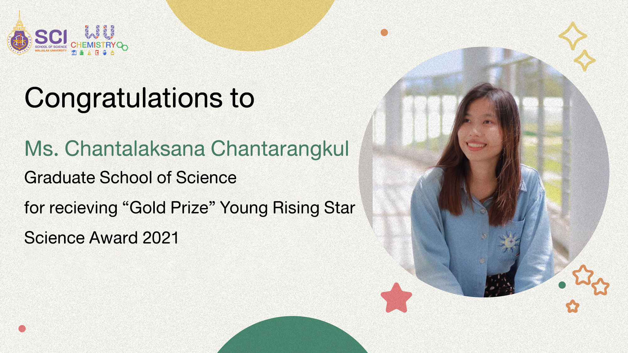 Young Rising Stars Of Science Award EN