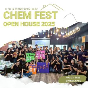 Chem Fest Open House 2025 เปิดบ้านสาขาวิชาเคมี ต้อนรับน้องใหม่อย่างอบอุ่น